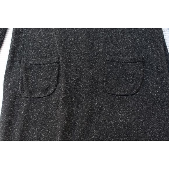 J. Jill Silk Blend Sweater Dress Gray Size Medium Fall Lagenlook Preppy So Soft - Picture 4 of 10